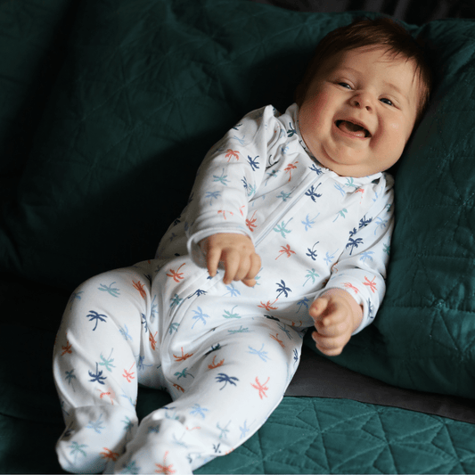 Enterito largo bebé niño palmeras de colores - SimplyB