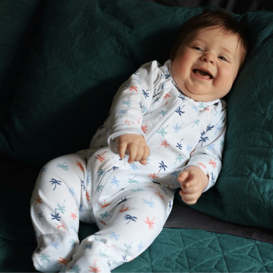Enterito largo bebé niño palmeras de colores - SimplyB