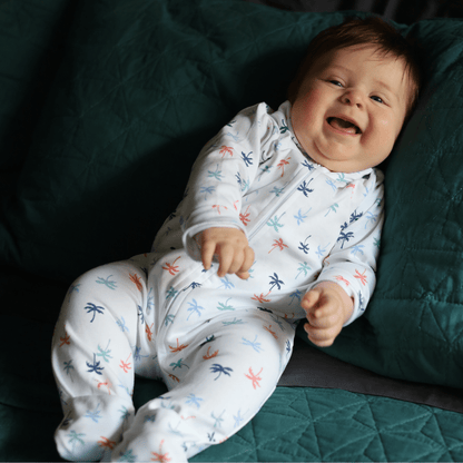 Enterito largo bebé niño palmeras de colores - SimplyB