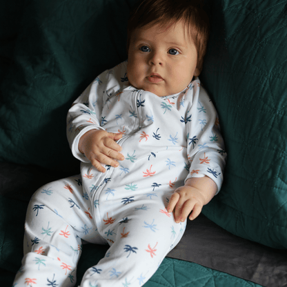 Enterito largo bebé niño palmeras de colores - SimplyB