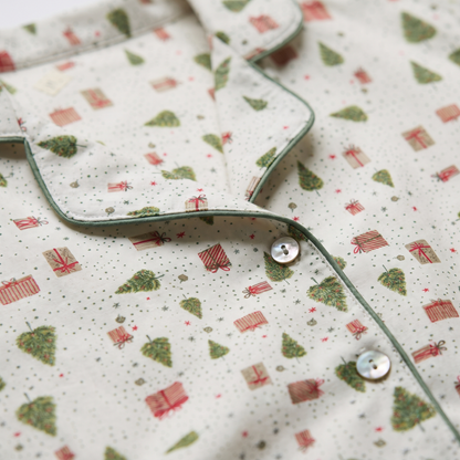 Pijama navideño regalos Mujer algodón pima