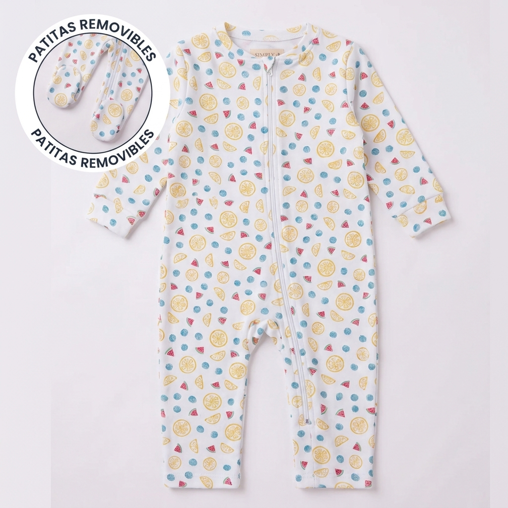 Enterito Bebé Niño Algodón Pima frutal