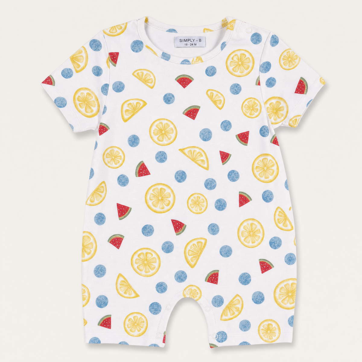 Ranita Bebé Niño Algodón Pima frutal