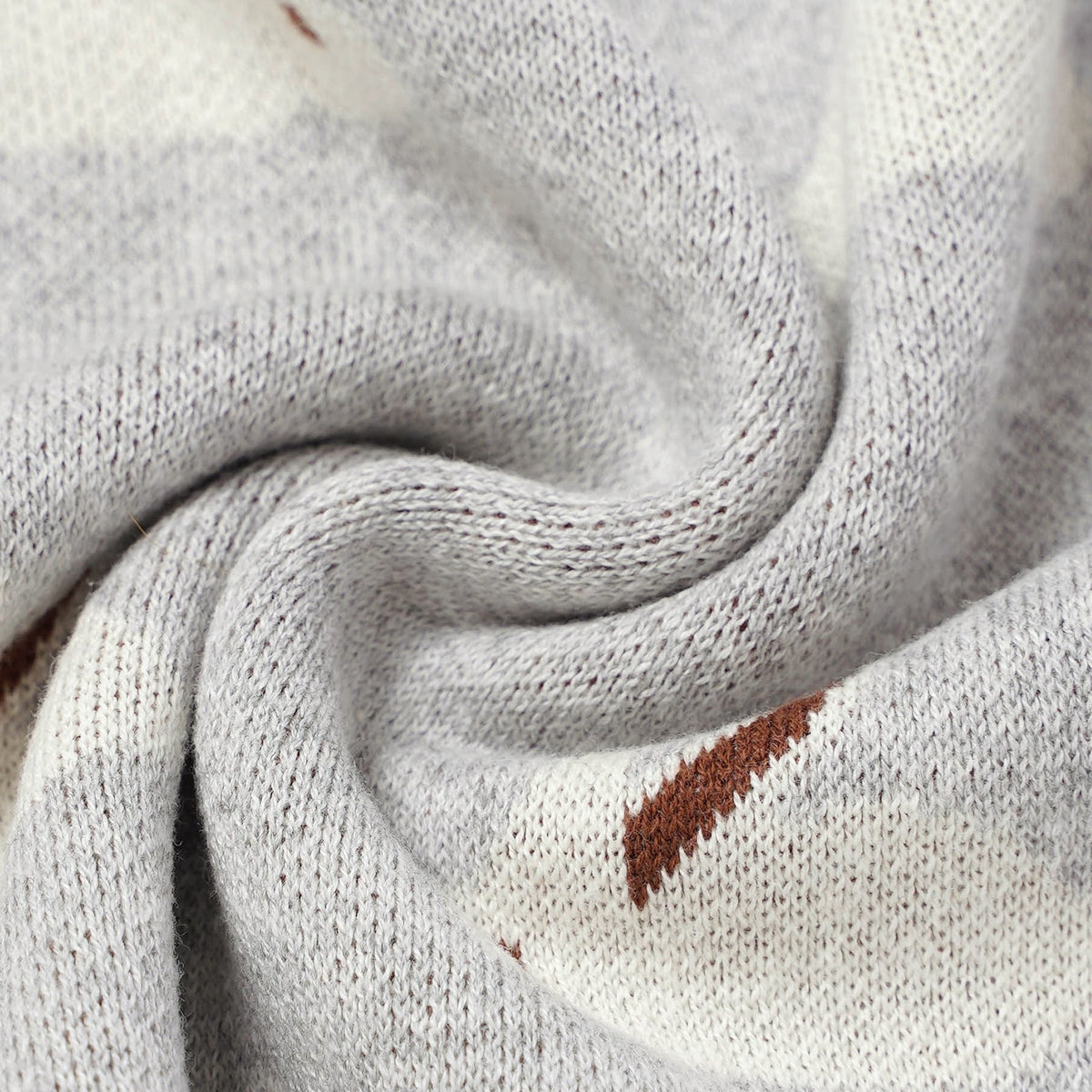 Manta de algodón para bebé SimplyB diseño conejo gris