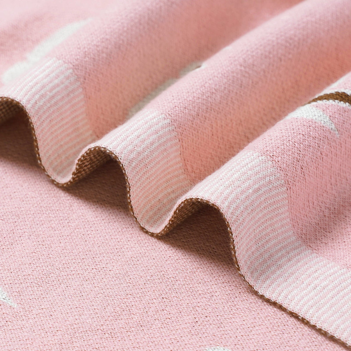 Manta de algodón para bebé SimplyB diseño conejo rosado