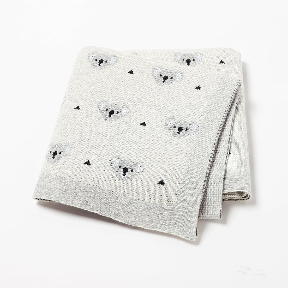 Manta  de algodón para bebé koala blanco - SimplyB