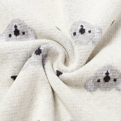Manta  de algodón para bebé koala blanco - SimplyB