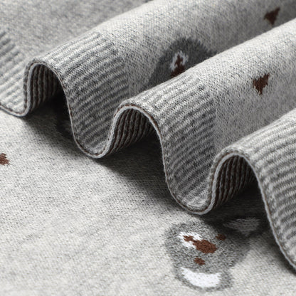 Manta de algodón para bebé koala gris - SimplyB