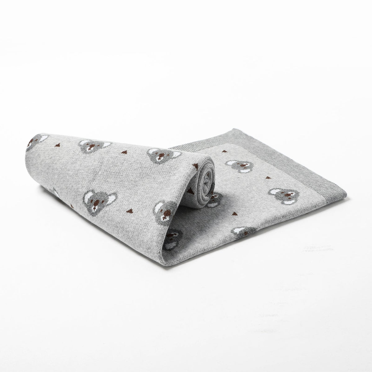 Manta de algodón para bebé koala gris - SimplyB