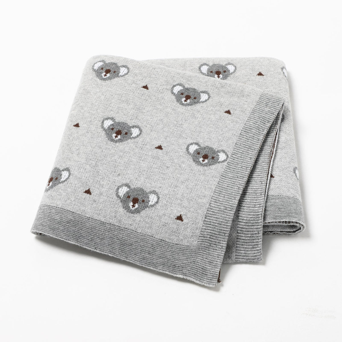 Manta de algodón para bebé koala gris - SimplyB