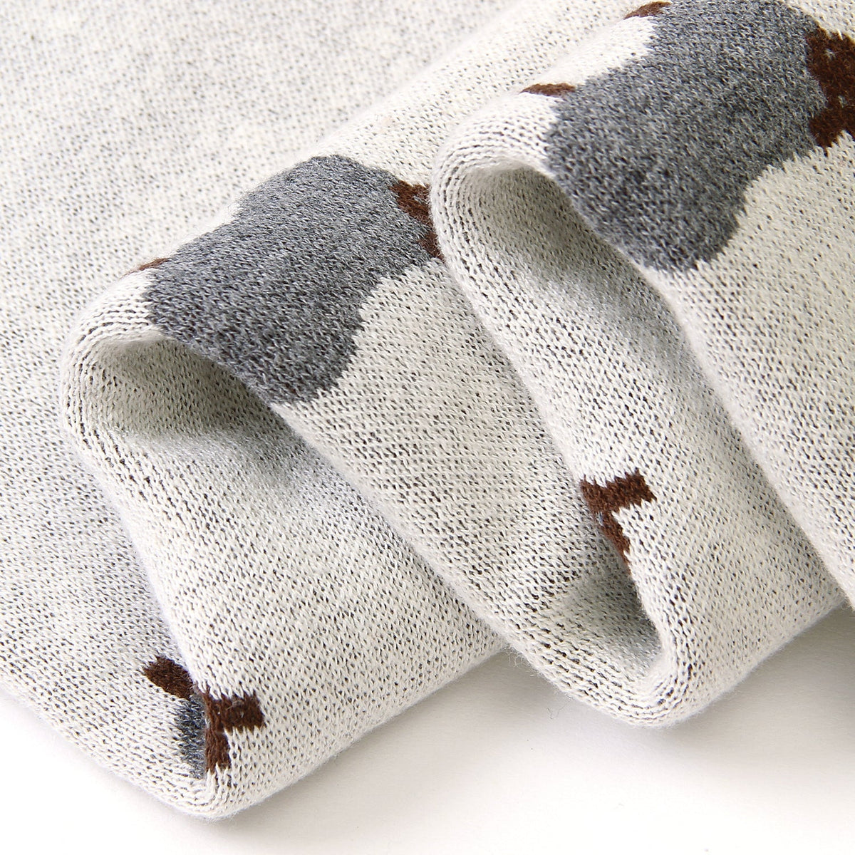 Manta de algodón para bebé SimplyB de algodón diseño oveja blanca - SimplyB