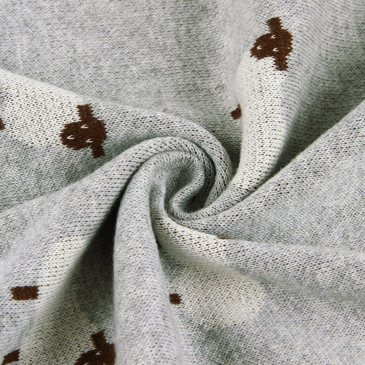 Manta de algodón para bebé SimplyB de algodón diseño oveja gris