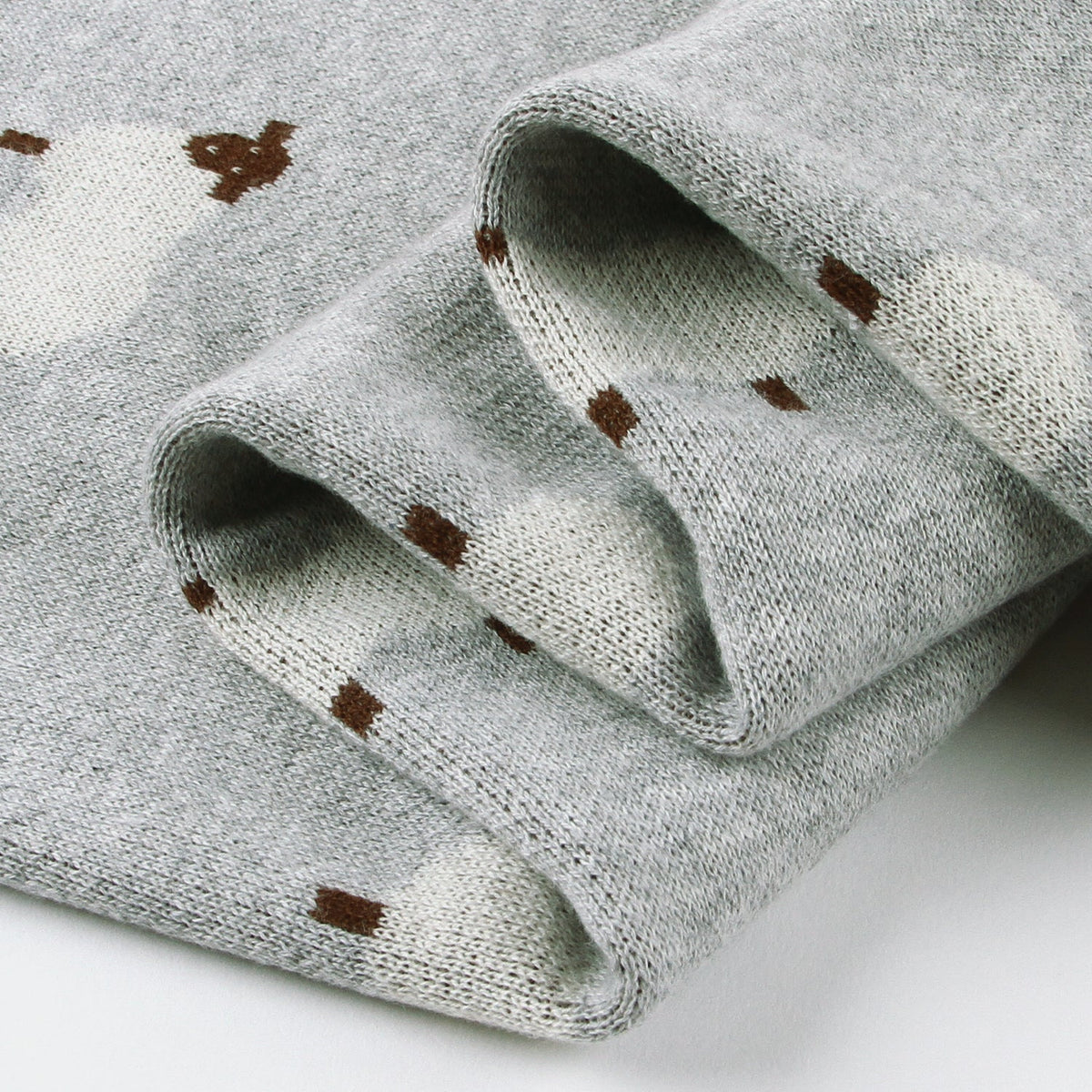 Manta de algodón para bebé SimplyB de algodón diseño oveja gris