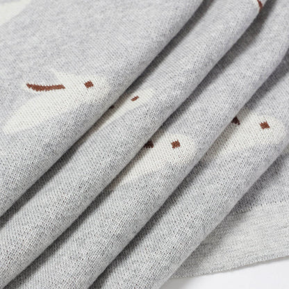 Manta bebé conejo gris - SimplyB