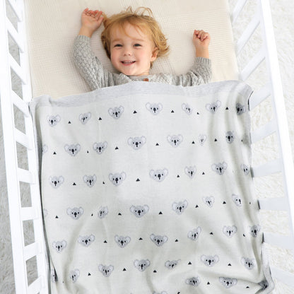 Manta bebé koala blanco - SimplyB