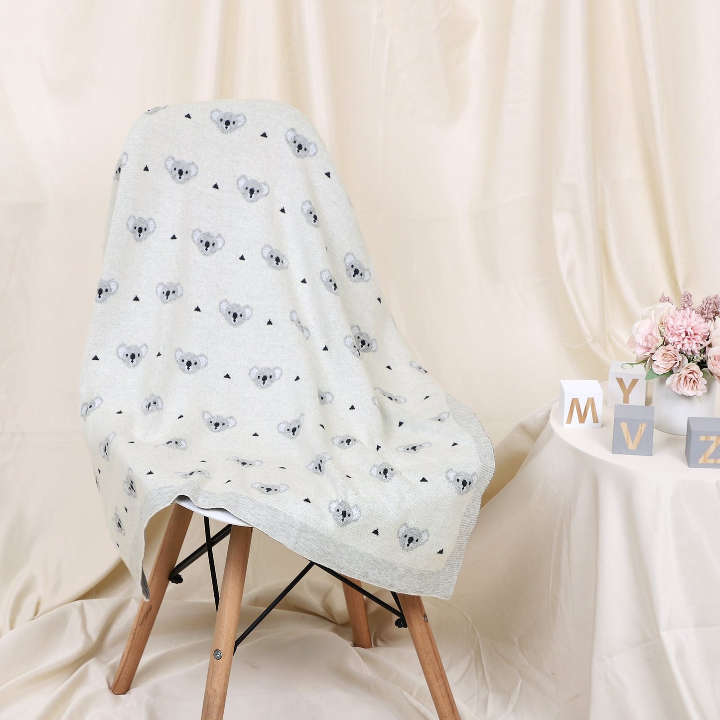 Manta bebé koala blanco - SimplyB