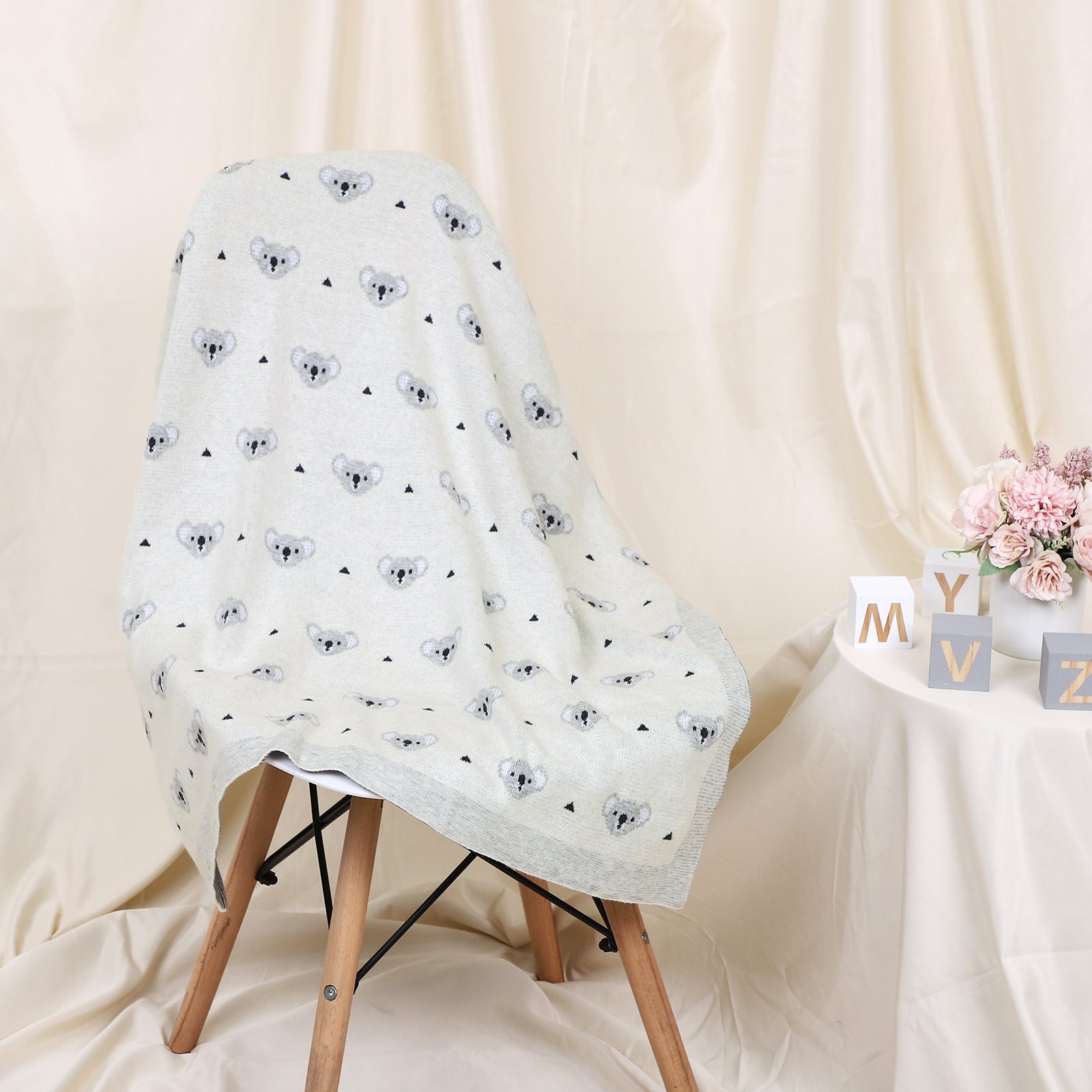 Manta bebé koala blanco - SimplyB