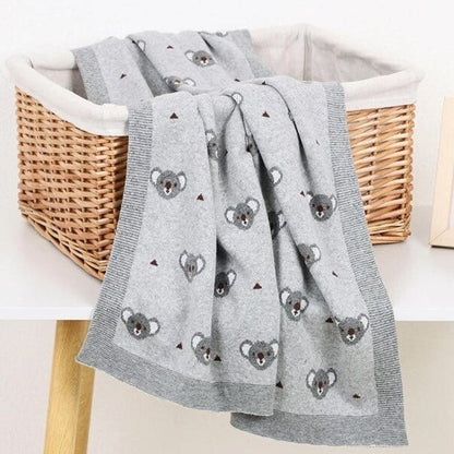 Manta bebé koala gris - SimplyB