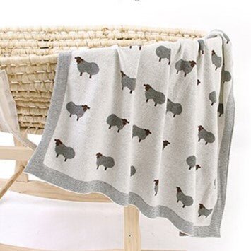 Manta bebé oveja blanca - SimplyB