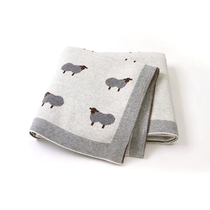 Manta bebé oveja blanca - SimplyB