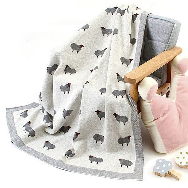 Manta bebé oveja blanca - SimplyB