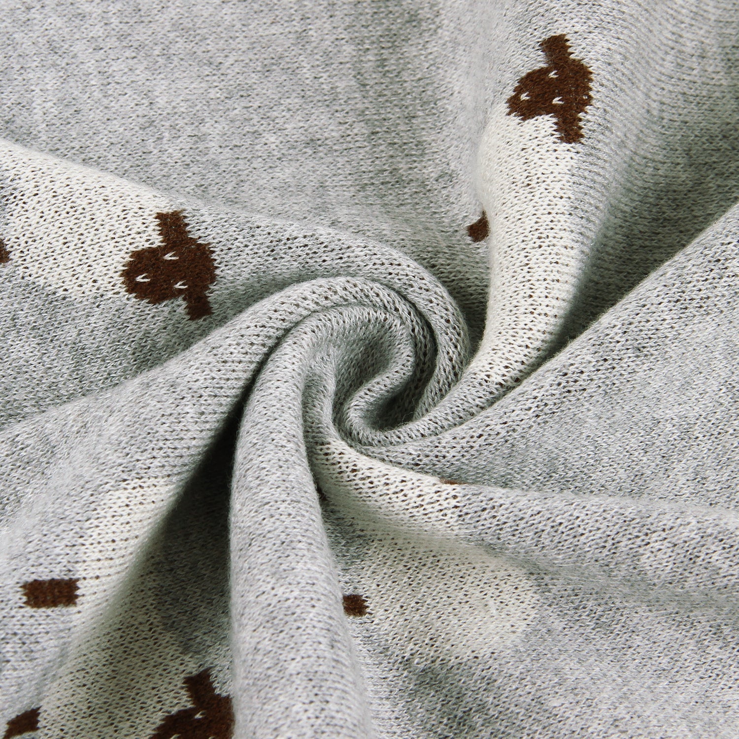 Manta de algodón para bebé SimplyB de algodón diseño oveja gris