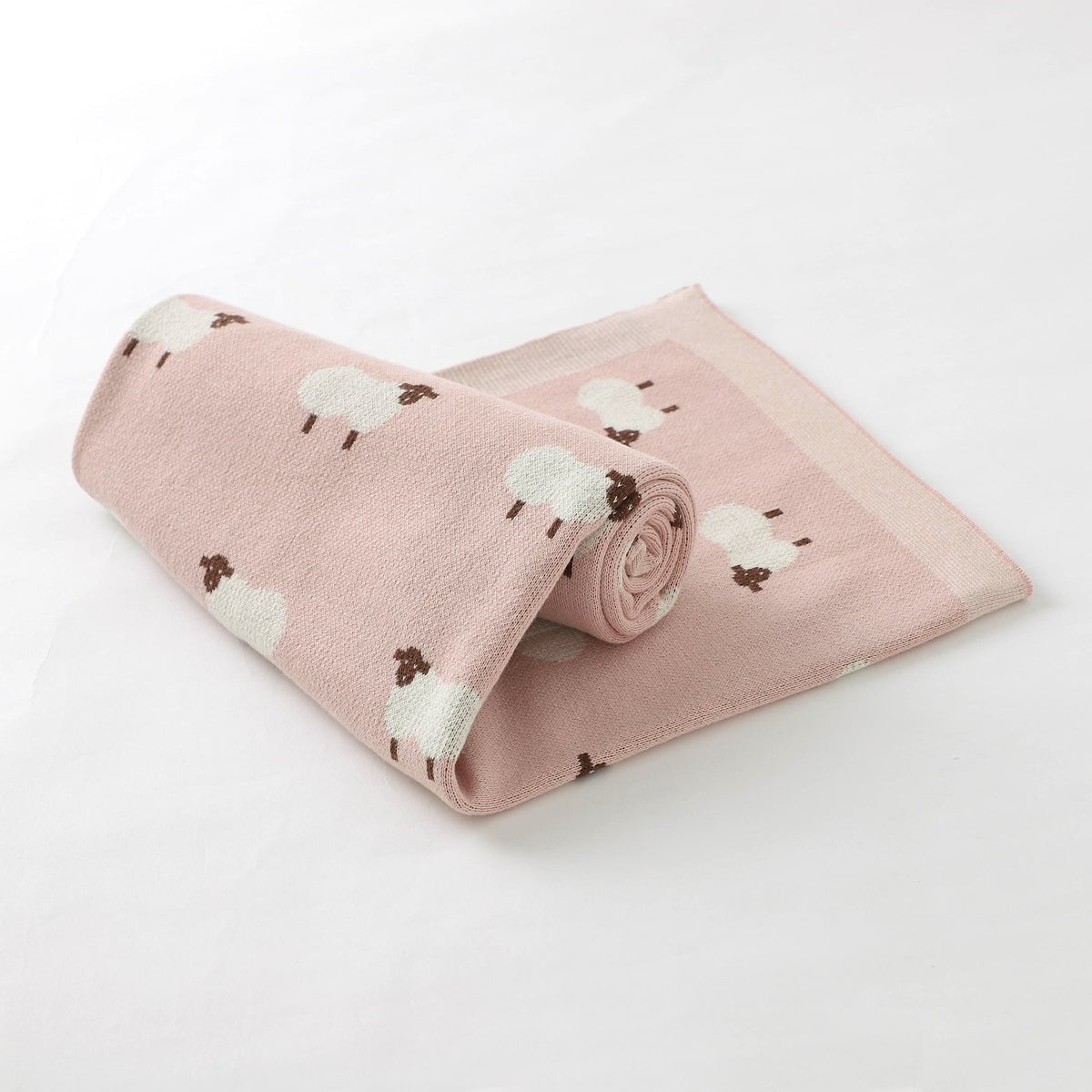 Manta bebé oveja rosado claro - SimplyB