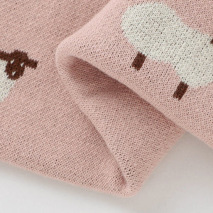 Manta bebé oveja rosado claro - SimplyB