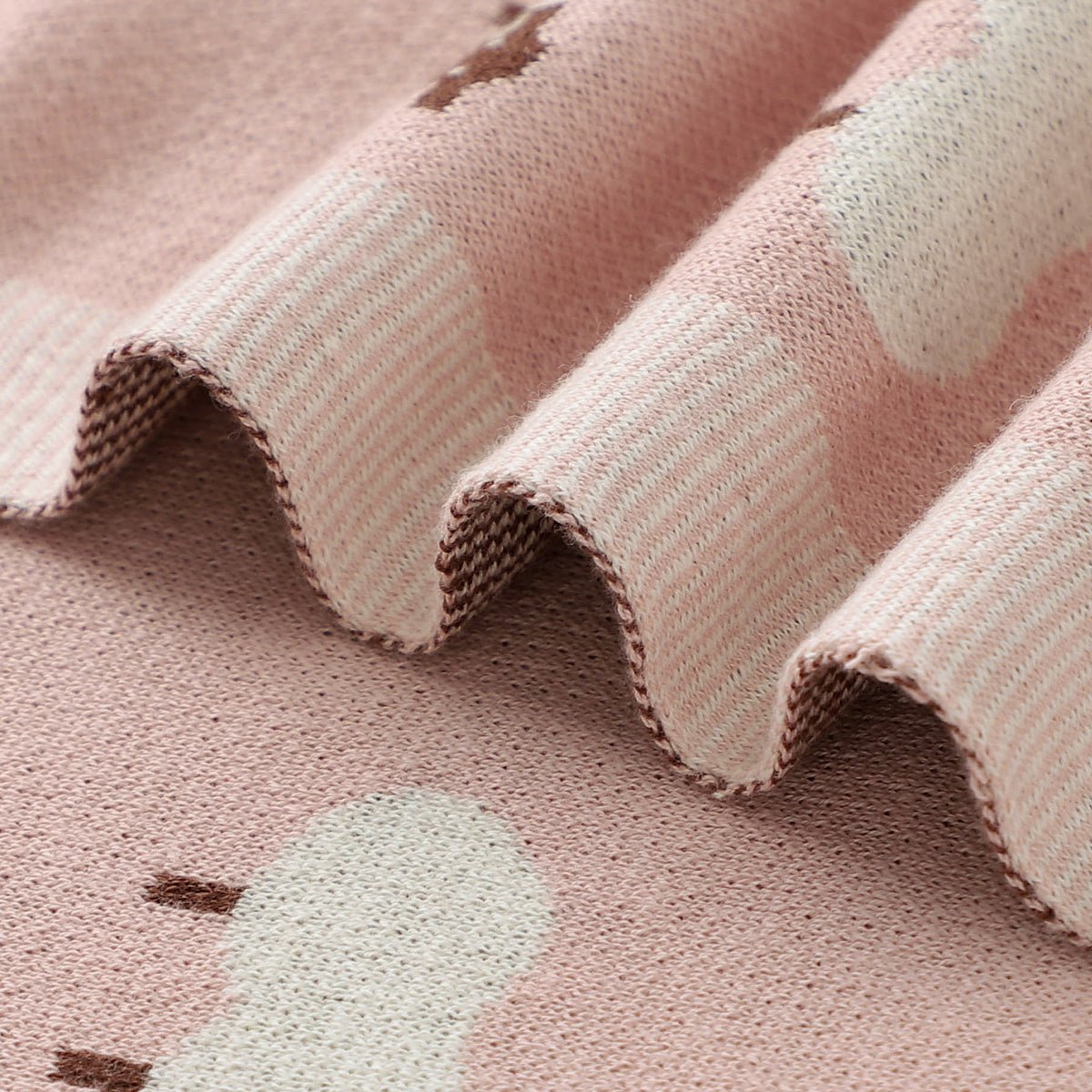 Manta bebé oveja rosado claro - SimplyB