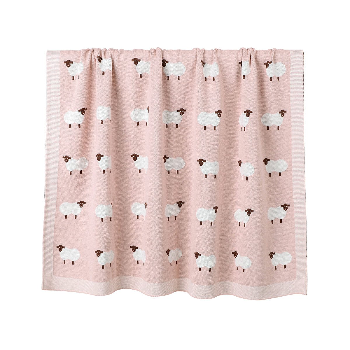 Manta bebé oveja rosado claro - SimplyB
