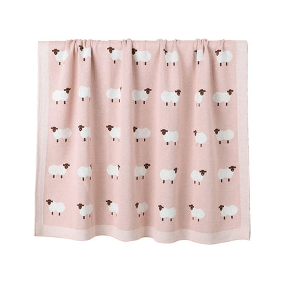 Manta bebé oveja rosado claro - SimplyB