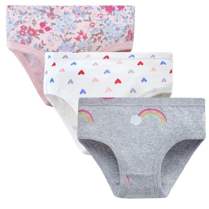 Pack 3 Calzones Niña Diseño Flores – Algodón 100% | SimplyB - SimplyB
