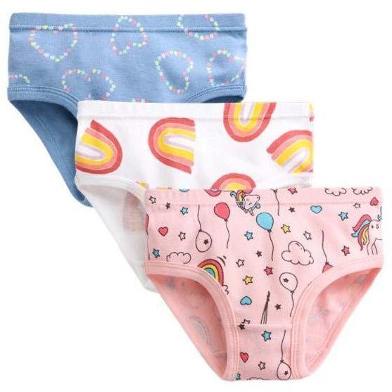 Pack 3 Calzones Niña Diseño Unicornio – Algodón 100% | SimplyB - SimplyB