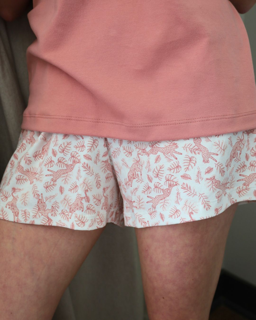 Pijama corto Africa cuello polo mujer - SimplyB