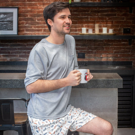 Pijama corto auto hombre - SimplyB