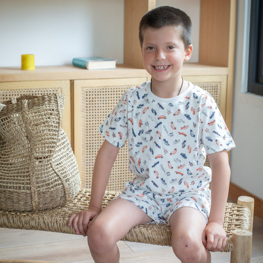 Pijama corto auto niño - SimplyB