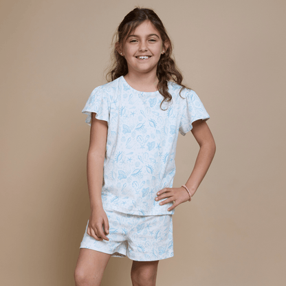Pijama corto bajo del mar niña - SimplyB
