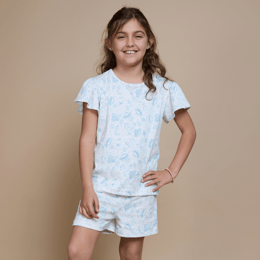 Pijama corto bajo del mar niña - SimplyB