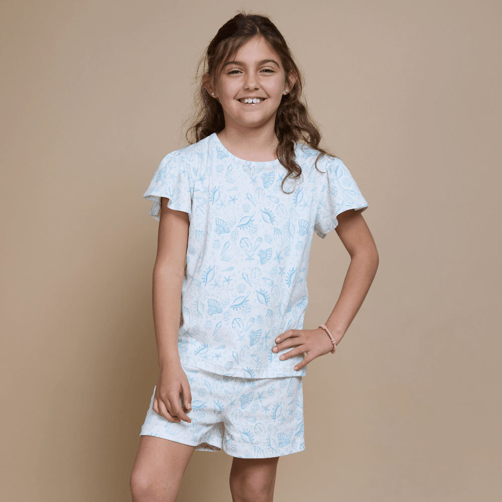 Pijama corto bajo del mar niña - SimplyB