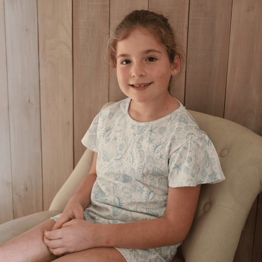 Pijama corto bajo del mar niña - SimplyB