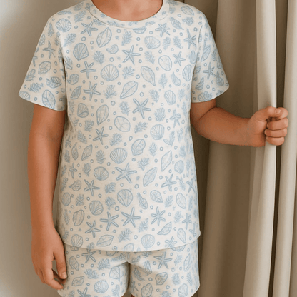 Pijama corto Bajo del mar niño - SimplyB