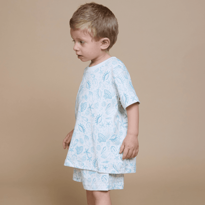 Pijama corto Bajo del mar niño - SimplyB
