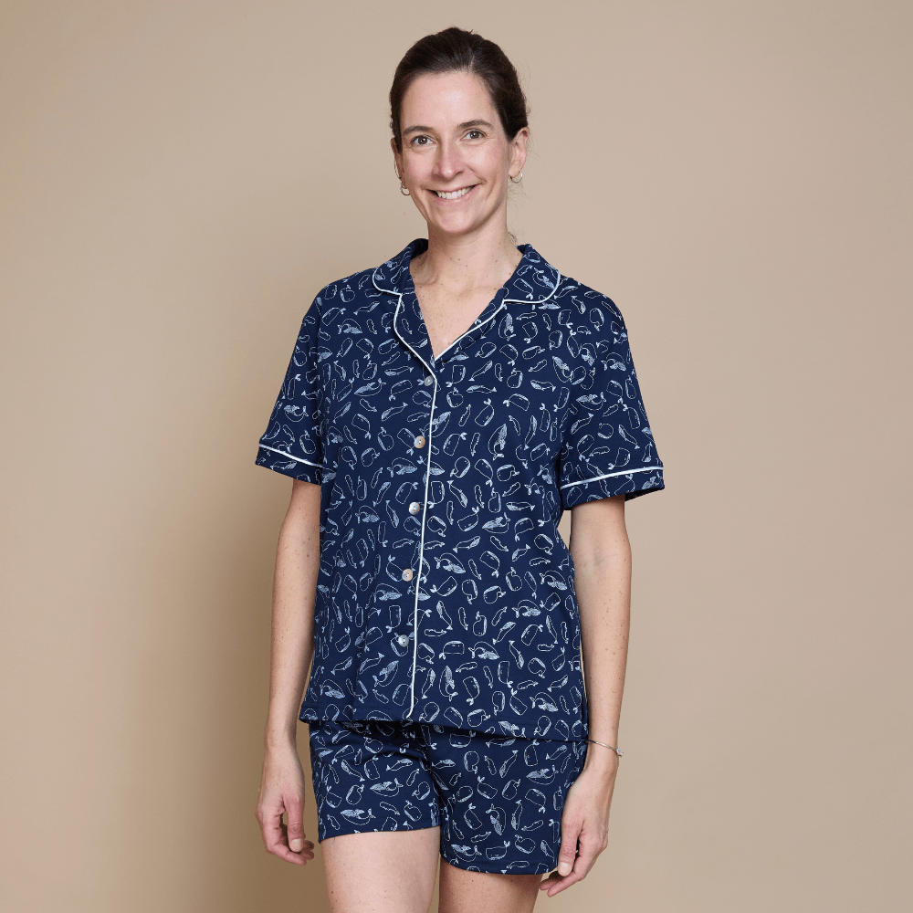 Pijama corto ballena mujer - SimplyB