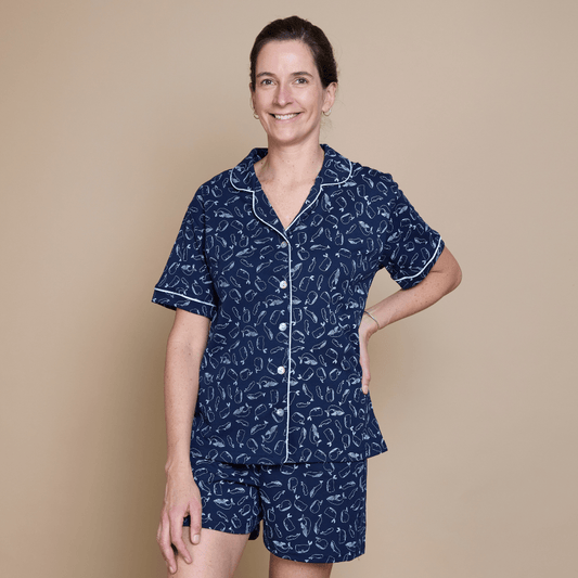 Pijama corto ballena mujer - SimplyB
