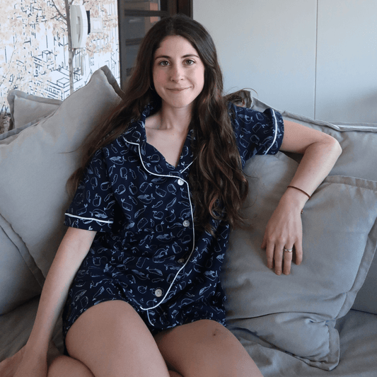 Pijama corto ballena mujer - SimplyB