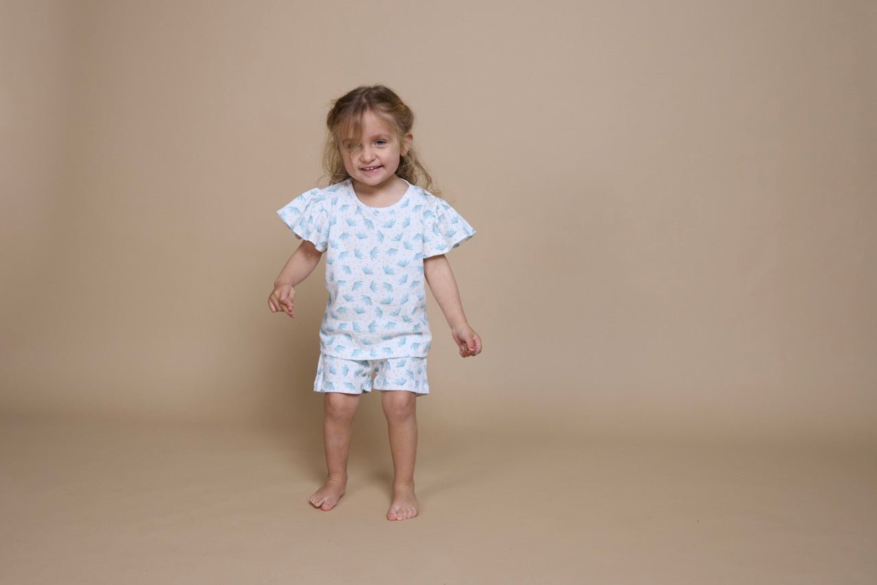 Pijama corto botánico niña - SimplyB