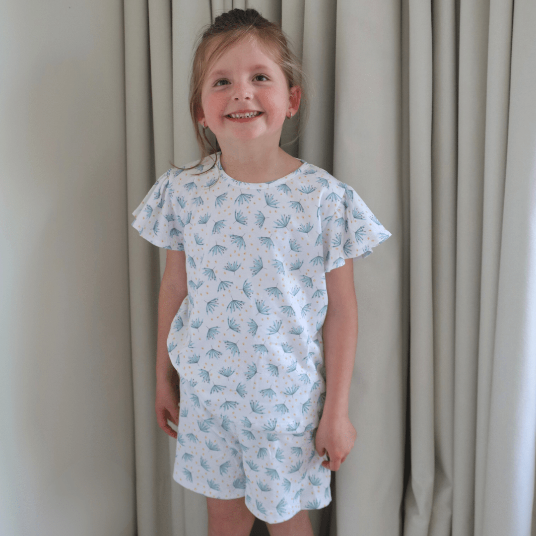 Pijama corto botánico niña - SimplyB