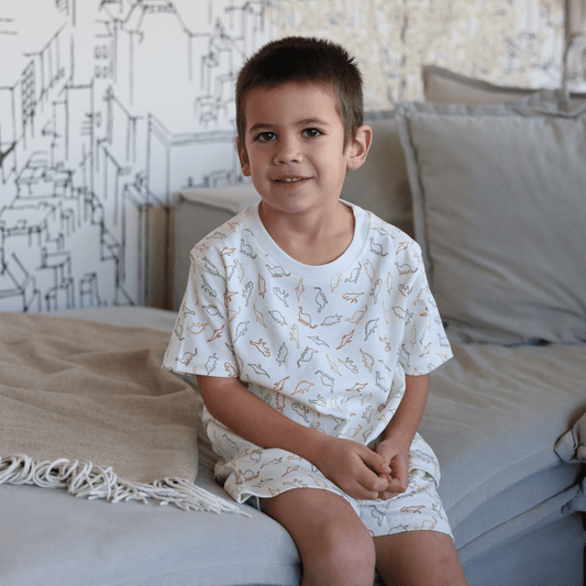 Pijama corto dinosaurios niño - SimplyB