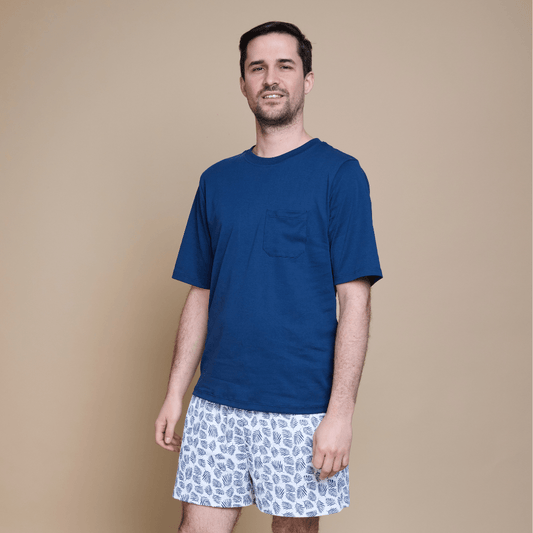 Pijama corto helecho hombre - SimplyB