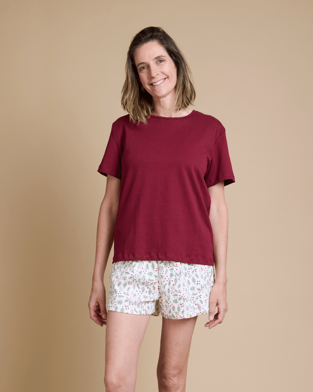 Pijama corto navideño mujer - SimplyB